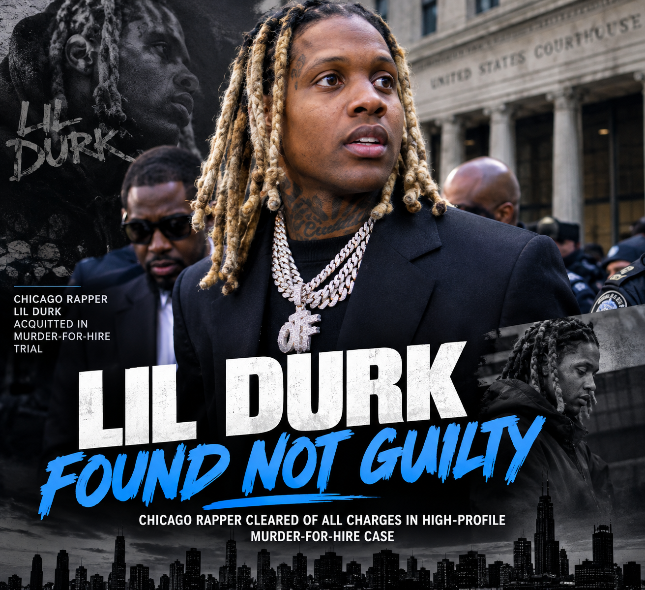 Lil Durk Acquitted in High-Profile Murder-for-Hire Case, Delivering Major Legal Victory